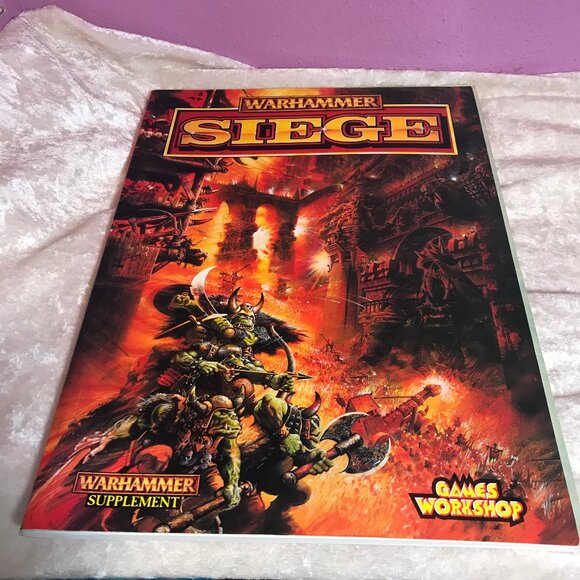 Vintage Warhammer Siege Supplement Rulebook Games Workshop 1998 Rare Retro Book - Picture 4 of 12